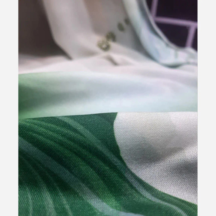 روسری مجلسی طرح شیوا نخ کاستوم قواره بزرگ 140 سانتیمتر سبز روشن سه بعدی