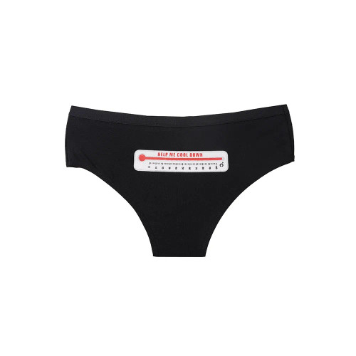 شورت زنانه اسلیپ پشت چاپ طرح دماسنجی نخ و پنبه سایز فری