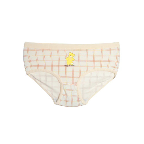 شورت اسلیپ دخترانه نخی طرح تدی و چهارخونه سایز فری