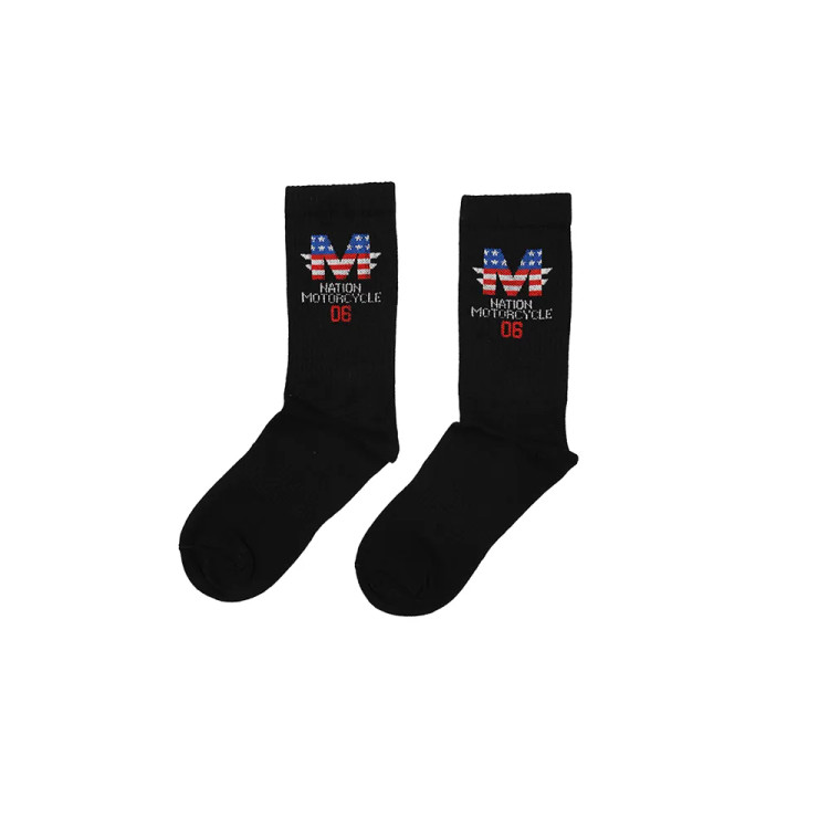 جوراب اسپرت ساقدار طرح MOTORCYCLE نخی فری سایز زنانه