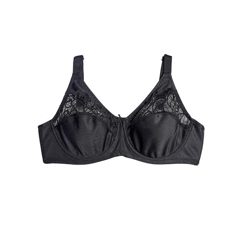 سوتین پرلون فنردار کاپ D بالا دانتل دالبری براگور جمع کننده کناره سینه