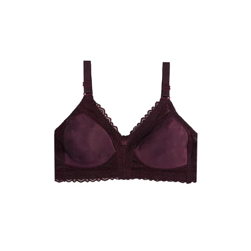 سوتین زنانه کاسه پرلون دستک دانتل شارمین سایز 75 تا 90 بدون فنر پرسی