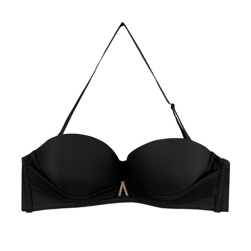 سوتین زنانه اسفنجی دکلته فنردار پشت سگک دار استرج