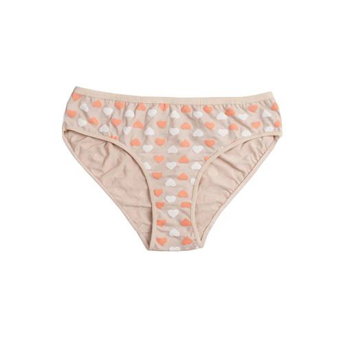 شورت اسلیپ زنانه نخی طرح قلبی برند لمون سایز L XL 2XL 3XL