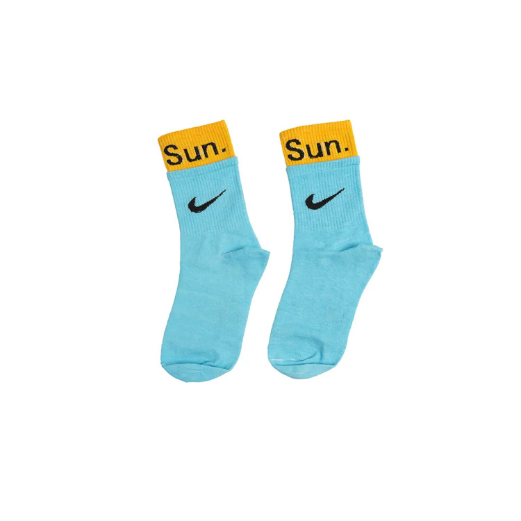 جوراب ساقدار نخی ایام هفته طرح نایک فری سایز زنانه