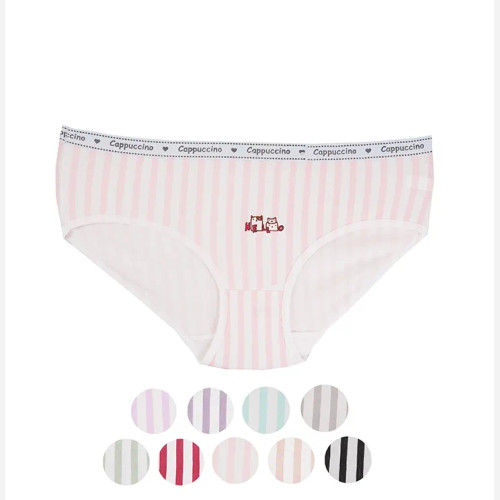 شورت اسلیپ زنانه طرح گربه سایز بزرگ فری سایز نخی ماریا