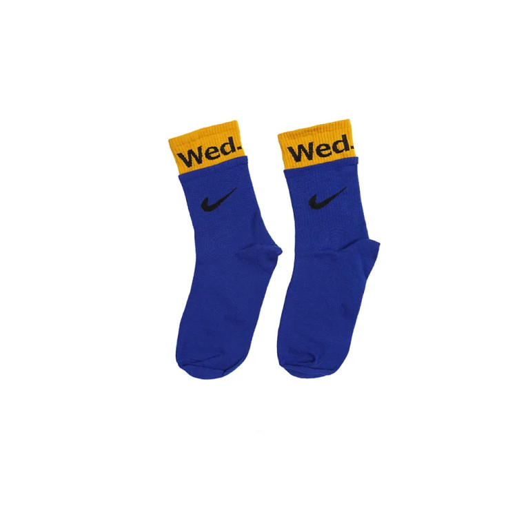 جوراب ساقدار نخی ایام هفته طرح نایک فری سایز زنانه