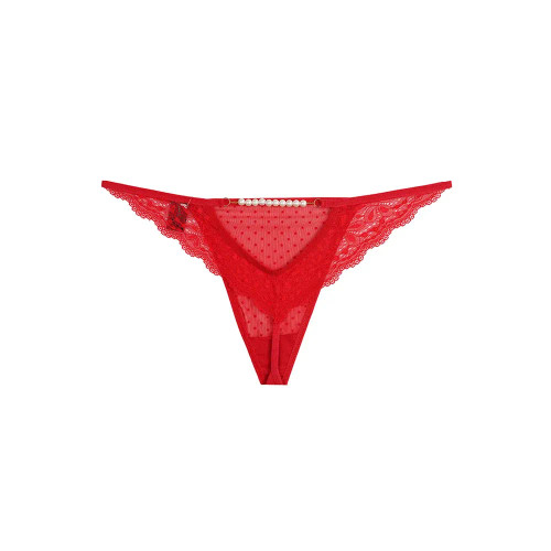 شورت لامبادا زنانه تور و دانتل پشت مرواریدی فری سایز