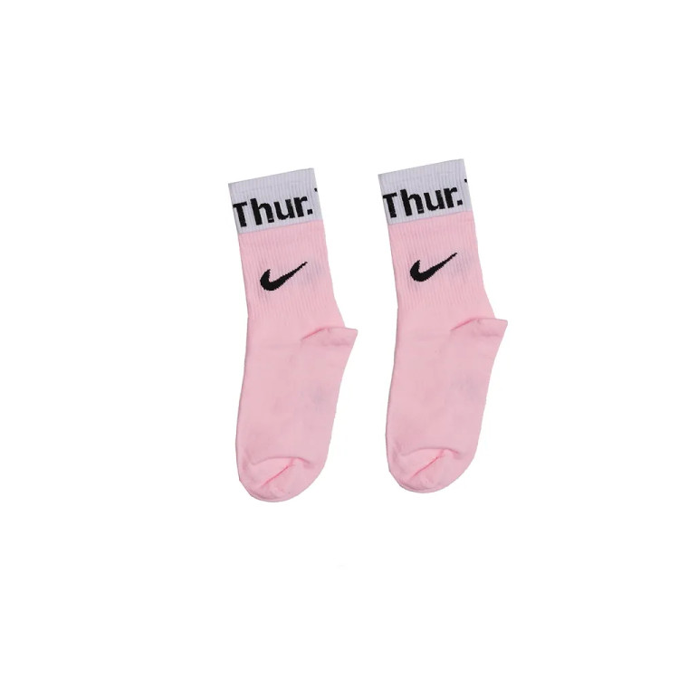 جوراب ساقدار نخی ایام هفته طرح نایک فری سایز زنانه