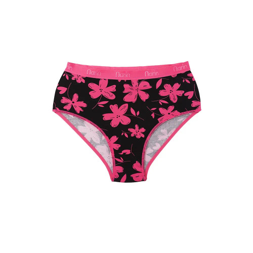 شورت زنانه اسلیپ تمام چاپ گلدار نارین سایز XL نخ و پنبه