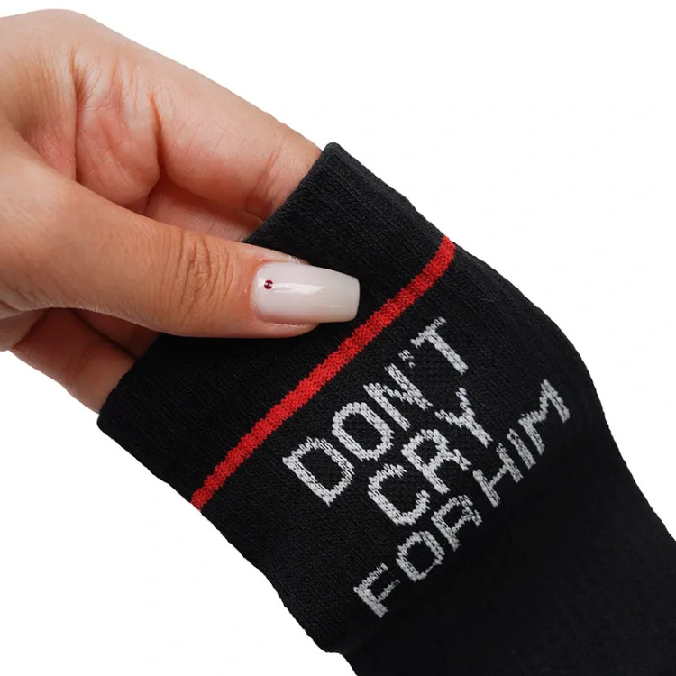 جوراب اسپرت پنبه ساقدار طرح FOR HIM فری سایز زنانه مردانه