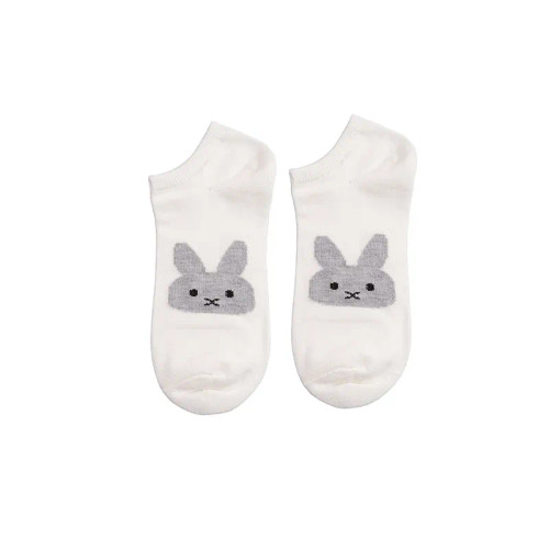 جوراب زنانه مچی طرح خرگوش فانتزی الیاف طبیعی ضد حساسیت سایز 36 تا 40