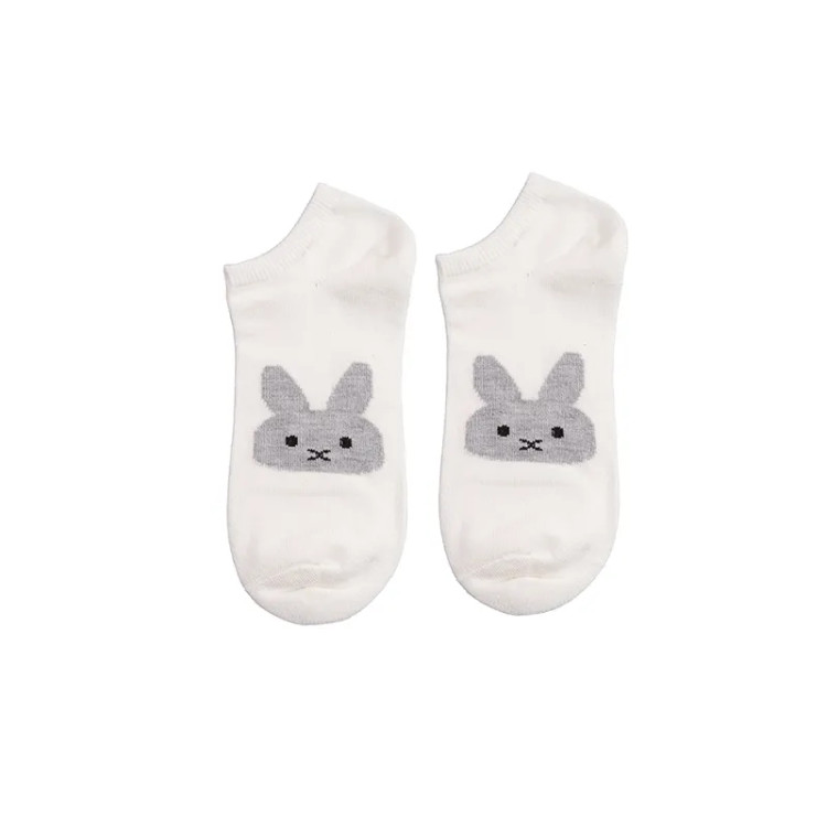 جوراب زنانه مچی طرح خرگوش فانتزی الیاف طبیعی ضد حساسیت سایز 36 تا 40