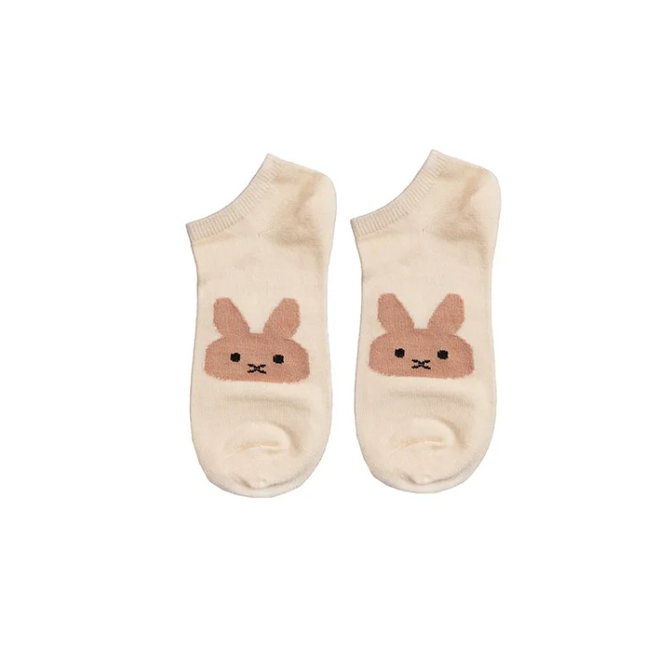 جوراب زنانه مچی طرح خرگوش فانتزی الیاف طبیعی ضد حساسیت سایز 36 تا 40