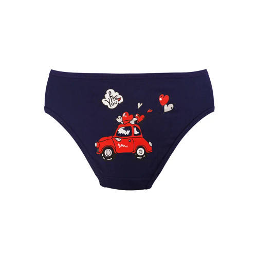 شورت زنانه اسلیپ نخی پشت چاپ ماشین فولکس برند سیتا سایز XL