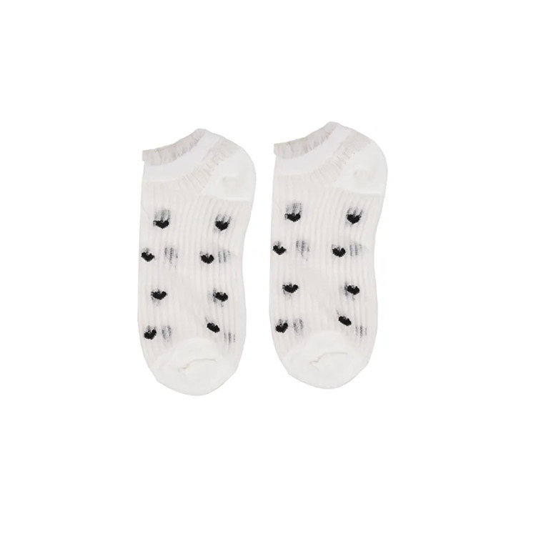 جوراب زنانه مچی قلبی بالا توردار فری سایز 36 تا 41