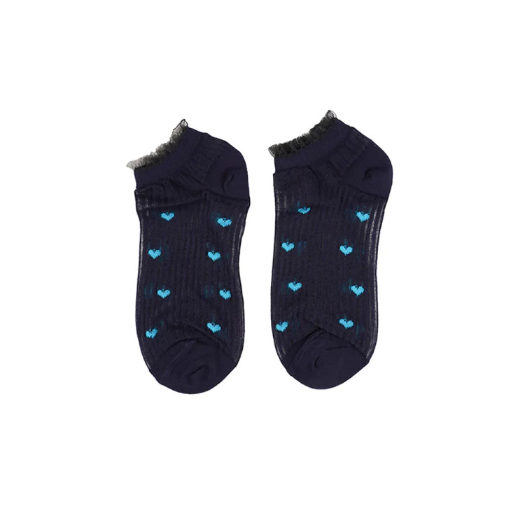 جوراب زنانه مچی قلبی بالا توردار فری سایز 36 تا 41