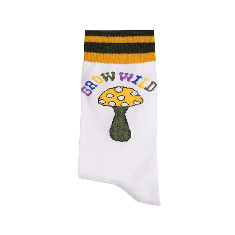 جوراب ساقدار فانتزی طرح قارچ نخی فری سایز زنانه