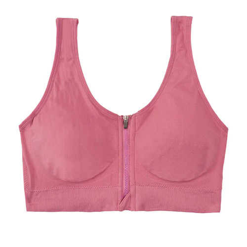 نیم تنه ورزشی زنانه نخی کاپدار جلو زیپ لاکرا سایز M L XL XXL