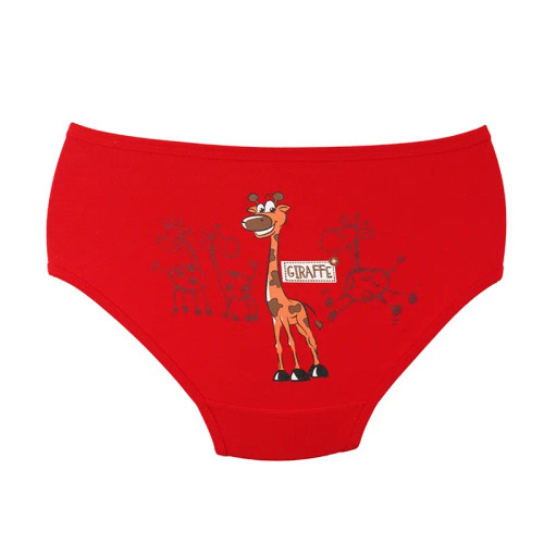 شورت زنانه اسلیپ نخی چاپی طرح زرافه بانوسایز XL