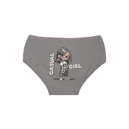 شورت زنانه اسلیپ نخی طرح Casual Girl سایز XL بانوسایز