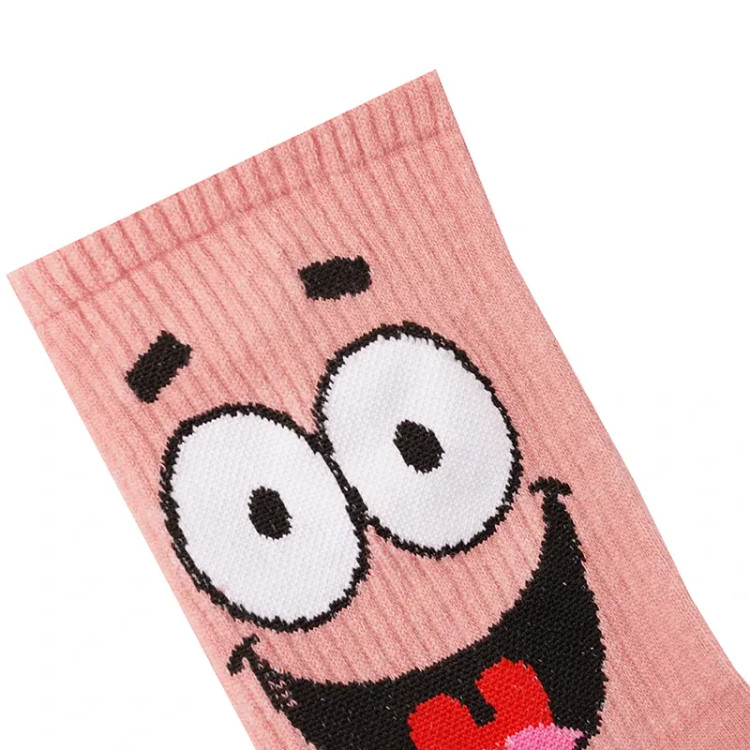 جوراب ساقدار طرح پاتریک فری سایز نخی زنانه