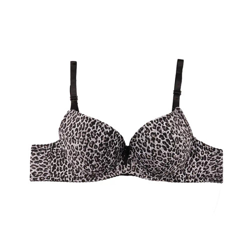 سوتین اسفنجی فنردار پلنگی جک دار بند قابل تنظیم سایز 80 تا 95