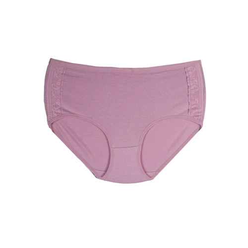 شورت زنانه اسلیپ بغل پهن توردار نخ و پنبه فری سایز