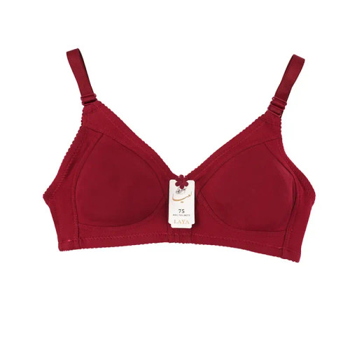 سوتین نخی پرسی بدون فنر لعیا بند قابل تنظیم سایز 70 75 80 85