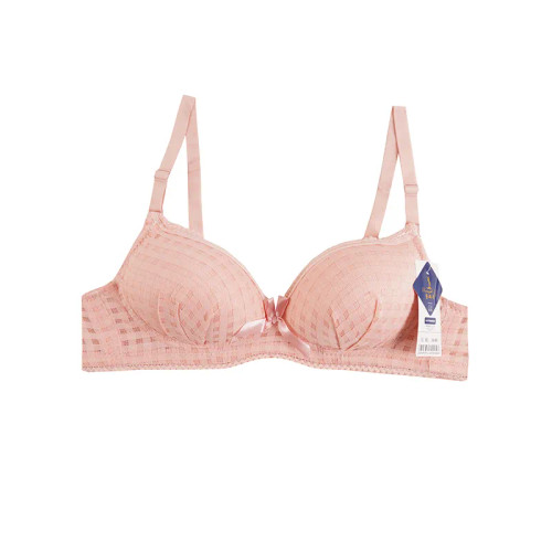 سوتین اسفنجی دخترانه بدون فنر چهارخونه بند قابل تنظیم و جدا شدن جنس دانتل