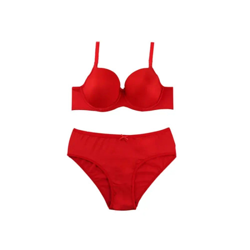 ست شورت و سوتین براگور ساتن اسفنجی فنردار سایزبندی کامل