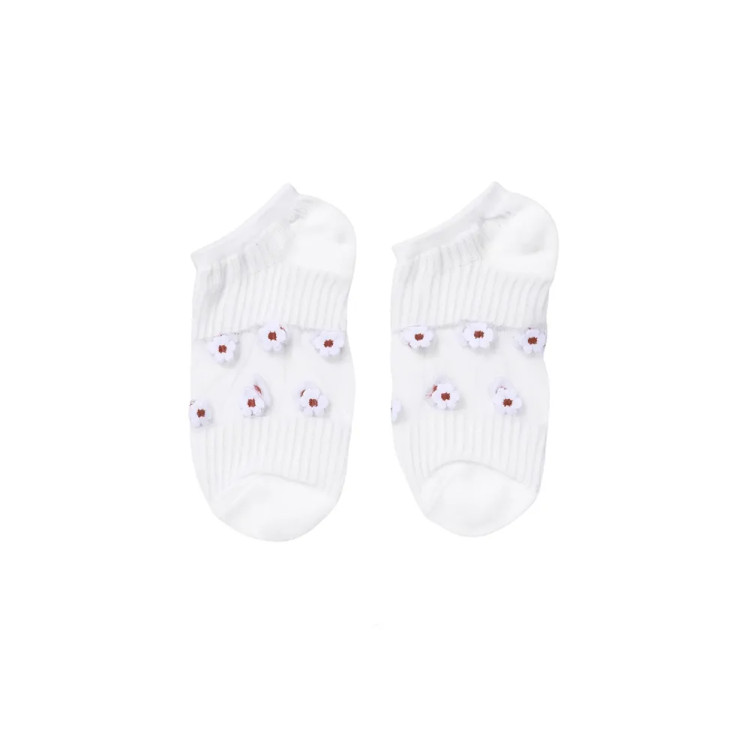 جوراب زنانه مچی تور طرح شکوفه فری سایز 36 تا 40