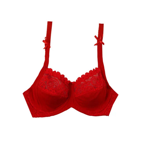 سوتین نخی فنردار دانتل بند پاپیونی شارمین سایزبندی کامل