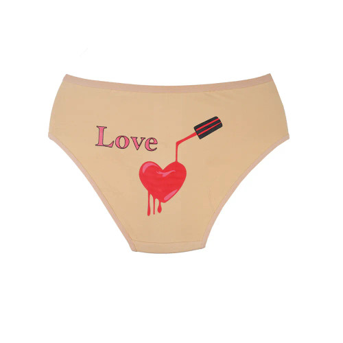 شورت زنانه نخی طرح Love سایز 2XL برند سیتاسایز