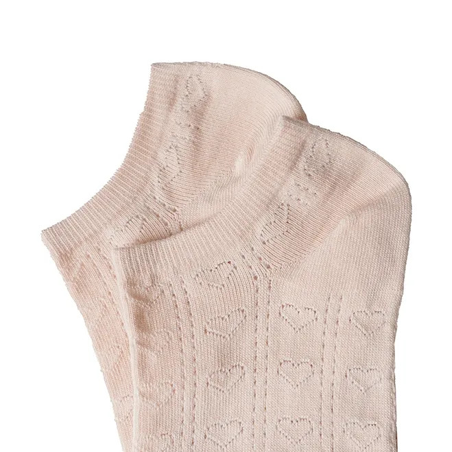 جوراب مچی زنانه طرح تمام قلب ریز فری سایز 36 تا 40