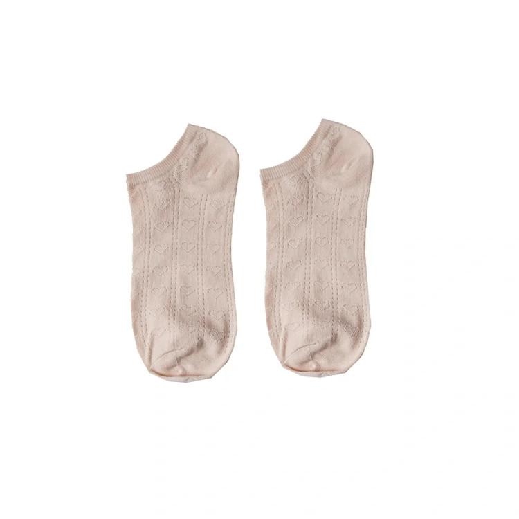 جوراب مچی زنانه طرح تمام قلب ریز فری سایز 36 تا 40