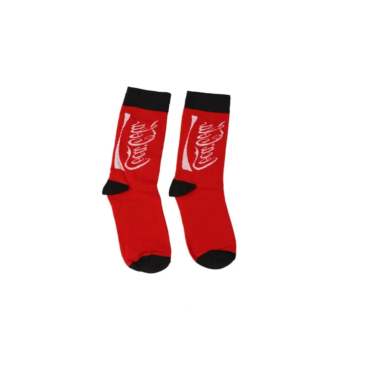 جوراب ساقدار طرح فانتزی کوکاکولا cocacola نخی فری سایز زنانه