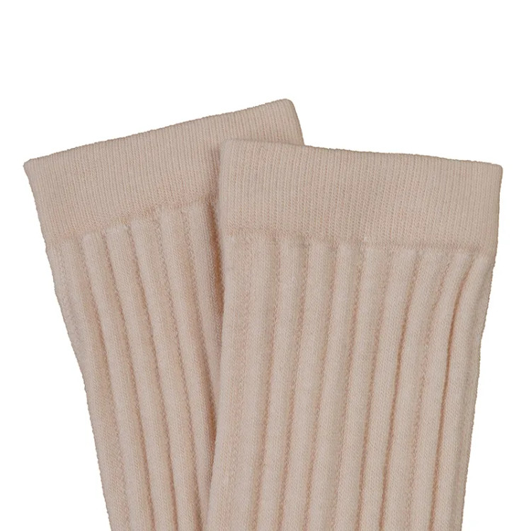 جوراب زنانه پنبه زیر زانو طرح کبریتی سفید برفی فری سایز