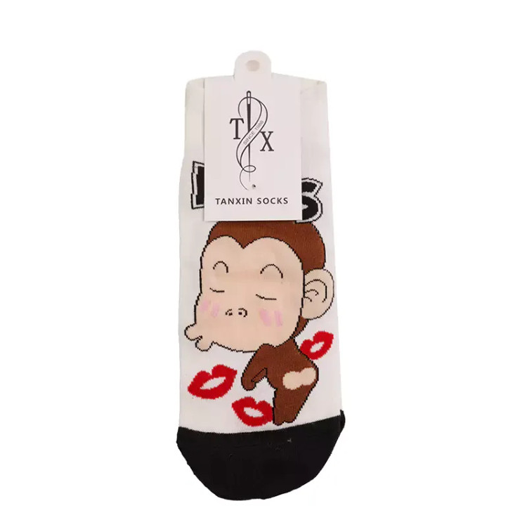 جوراب مچی فانتزی نخ و پنبه طرح مختلف سایز 32-38