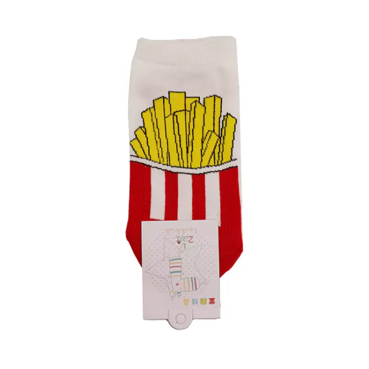 جوراب مچی فانتزی نخ و پنبه طرح مختلف سایز 32-38