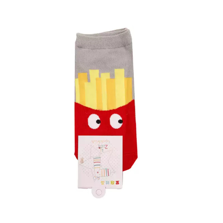 جوراب مچی فانتزی نخ و پنبه طرح مختلف سایز 32-38