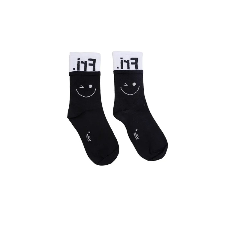 جوراب ساقدار ایام هفته طرح لبخند فری سایز نخی زنانه