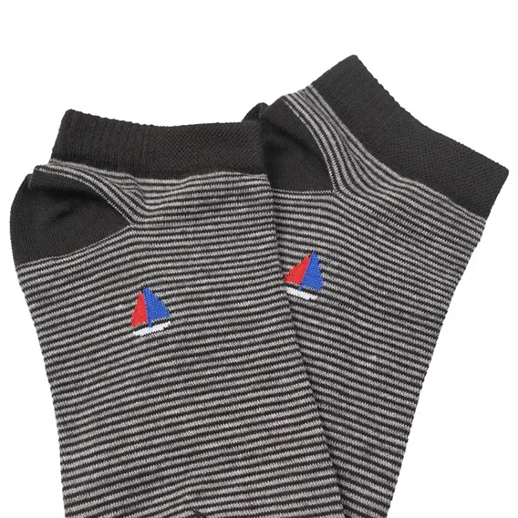 جوراب مچی مردانه طرح راهراه ریز نخی فری سایز 36 تا 41