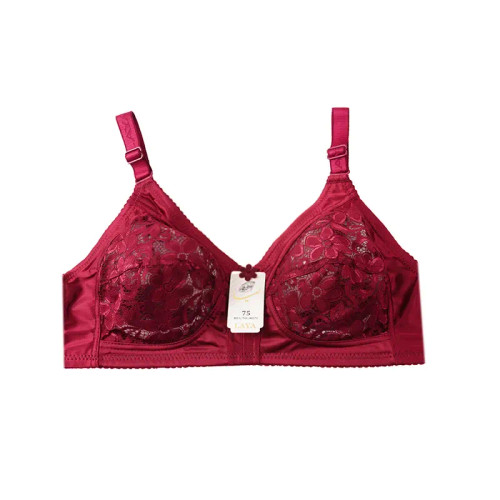 سوتین دانتل فانتزی بدون فنر عروس برند لعیا سایز 75 80 85