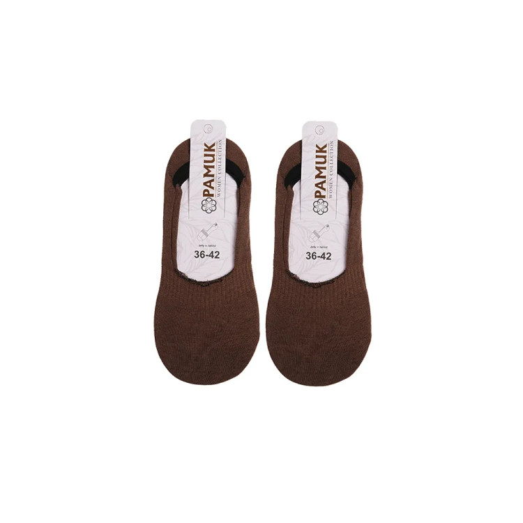 جوراب کالج زنانه ساده بیسیک نخی پنبه فری سایز 36 تا 41