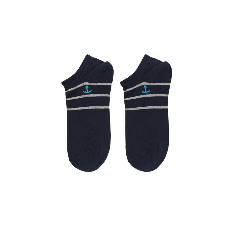 جوراب مردانه مچی طرح لنگر فانتزی سایز 40 تا 44