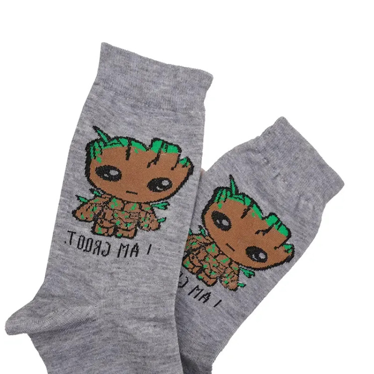 جوراب ساقدار طرح درخت GROT نخی فری سایز زنانه