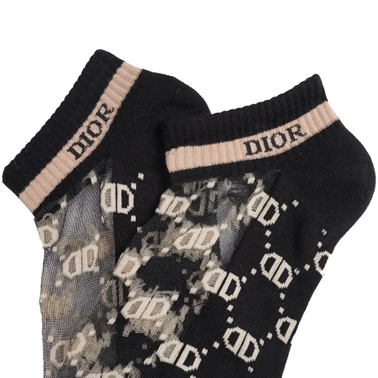 جوراب زنانه مچی توری طرح DIOR فری سایز
