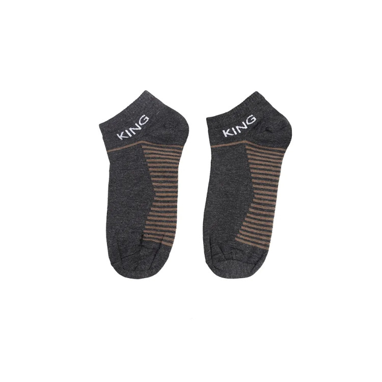 جوراب مچی مردانه نخی فری سایز راه راه KING