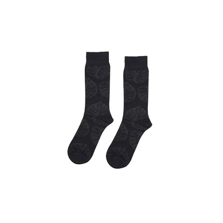 جوراب مردانه ساقدار طرح برگ نخی فری سایز 40 تا 44